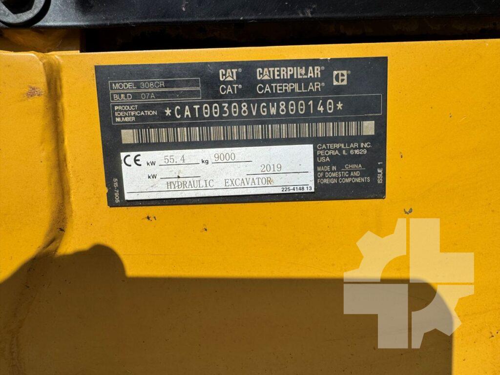 2019 CAT 308CR en venta